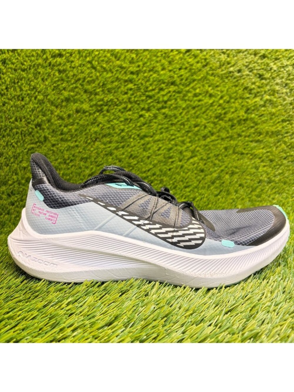 Nike Winflo 7 Shield Obsidian Mist Chrome Womens Size 9 Running Shoes Sneakers